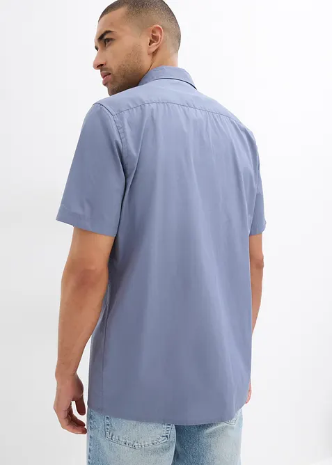 Kort&auml;rmad skjorta i bomull, bonprix