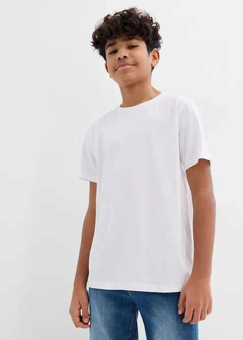 T-shirt med bomull f&ouml;r barn (5-pack), bonprix
