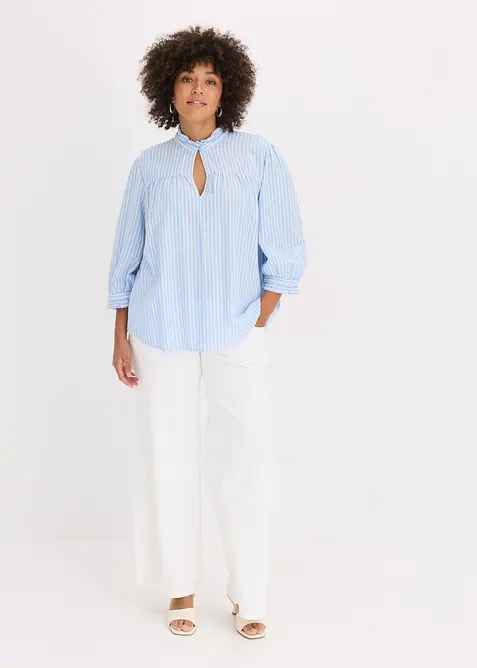 Randig blus, bonprix