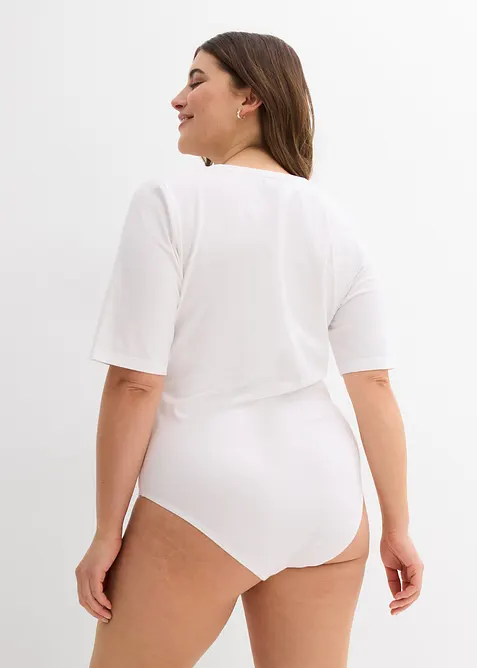 Kort&auml;rmad body (2-pack), bonprix