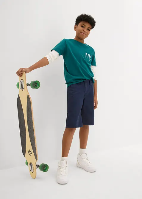 Bermudas i chinosmodell för barn, Regular Fit, bonprix
