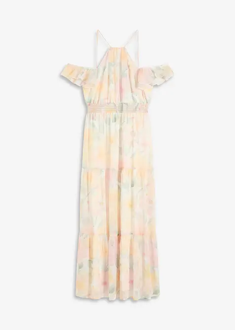 Mönstrad maxiklänning, bonprix