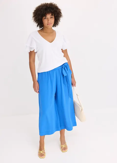 Topp med volanger, bonprix