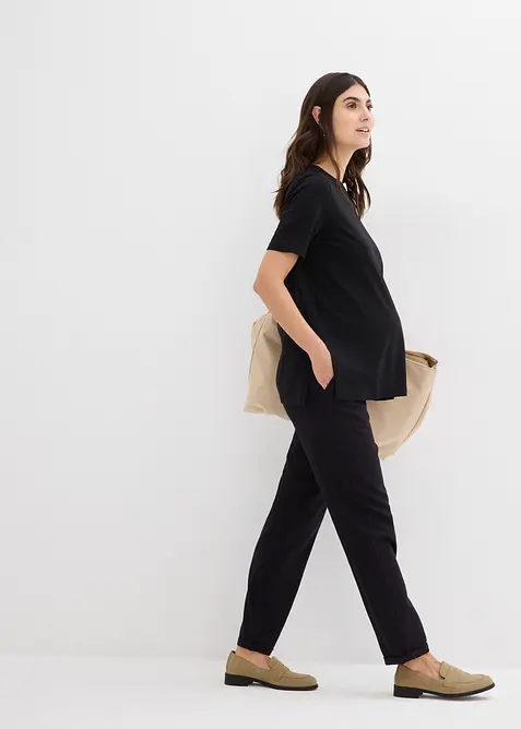 Mamma-/amningstopp med sidslitsar i ekologisk bomull, bonprix