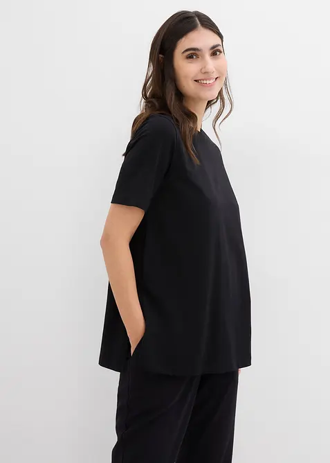 Mamma-/amningstopp med sidslitsar i ekologisk bomull, bonprix