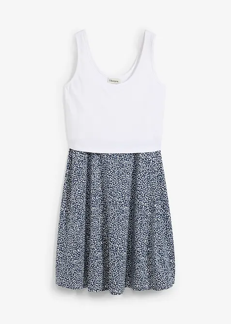 Mamma-/amningsklänning i jersey av ekologisk bomull, bonprix