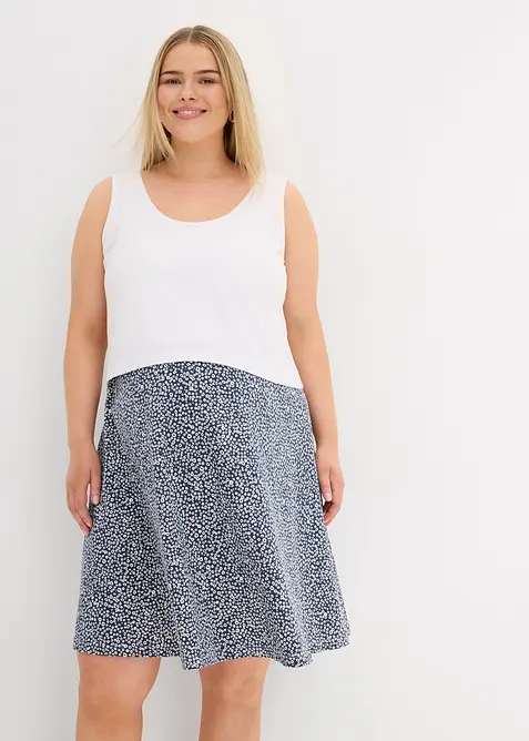 Mamma-/amningsklänning i jersey av ekologisk bomull, bonprix