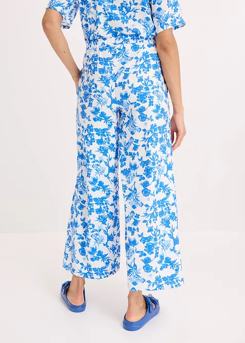 Culotter i böljande viskosmix, bonprix