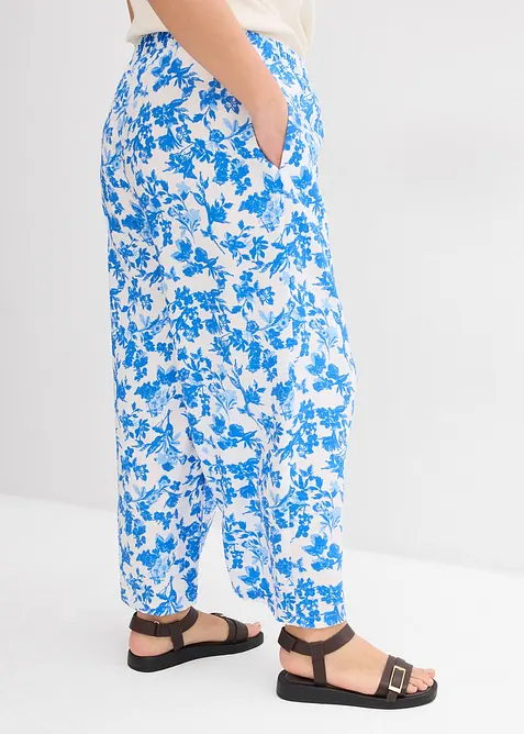 Culotter i böljande viskosmix, bonprix