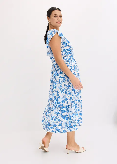 Midiklänning av mjuk viskos, bonprix