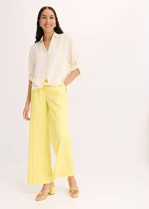 Blus i l&auml;tt kr&auml;pp, bonprix