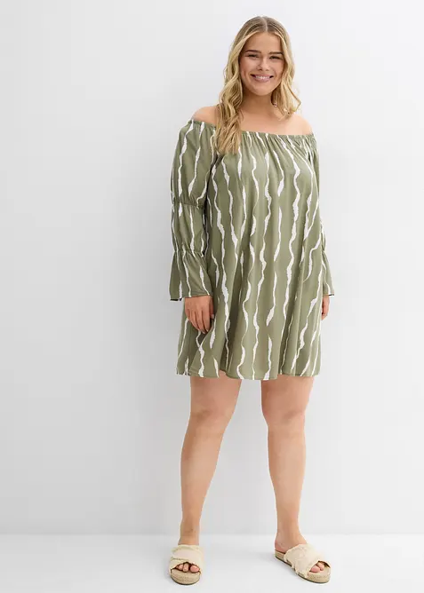 Singoallaklänning av mjuk viskos, bonprix