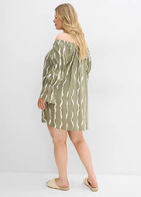 Singoallaklänning av mjuk viskos, bonprix