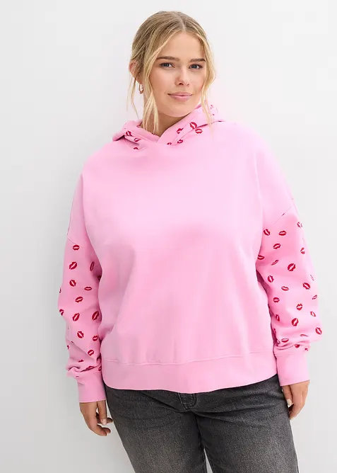 Oversizehoodie av ren ekologisk bomull, bonprix