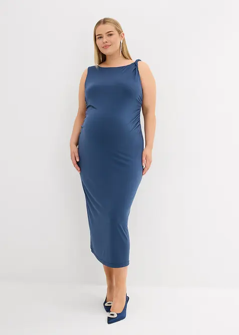 Mamma-/amningsklänning med dragkedja i sidan, bonprix