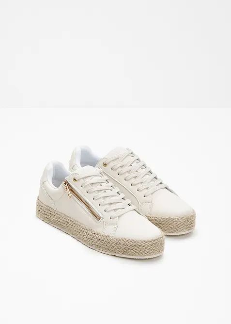 Sneakers med dragkedja, bonprix