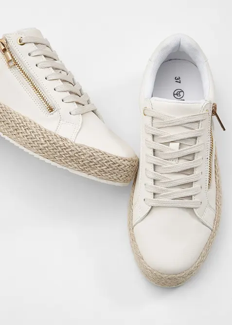 Sneakers med dragkedja, bonprix