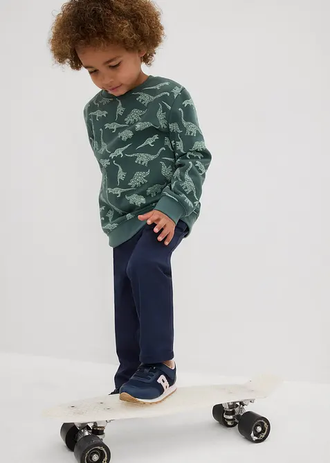 Stretchiga chinos för barn med smal passform och raka ben, bonprix