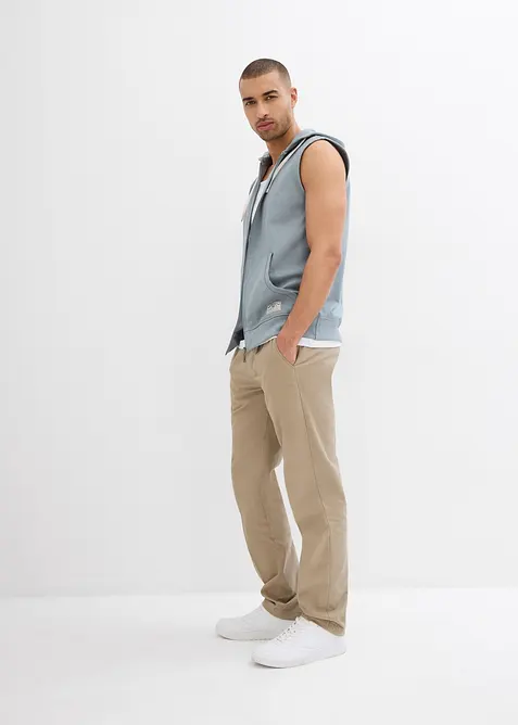 Trik&aring;v&auml;st med huva i mjuk bomullsmix, bonprix