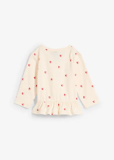 L&aring;ng&auml;rmad T-shirt f&ouml;r bebisar i ren ekologisk bomull, bonprix