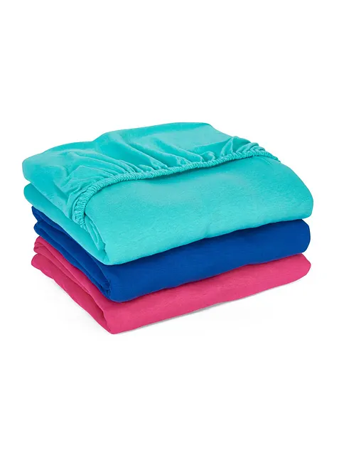 Dra på-jerseylakan i trendfärger, bonprix