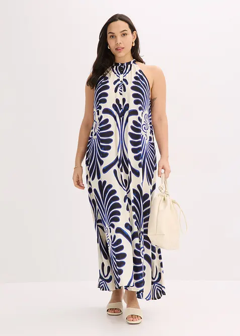 Vid maxiklänning i följsam viskos, bonprix