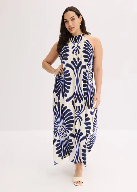 Vid maxiklänning i följsam viskos, bonprix