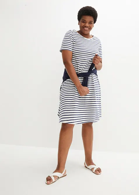 Kn&auml;l&aring;ng bomullskl&auml;nning i slubgar med fickor fickor, bonprix