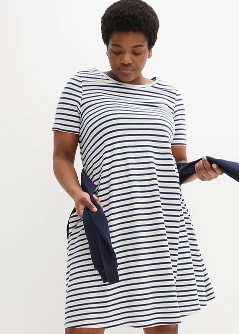 Kn&auml;l&aring;ng bomullskl&auml;nning i slubgar med fickor fickor, bonprix