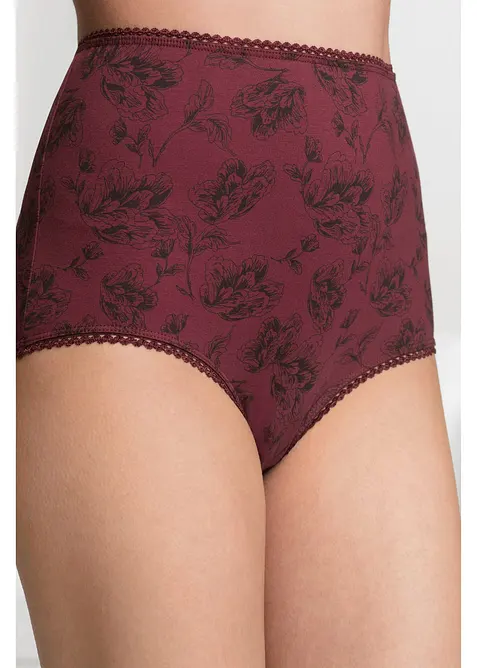 Midjetrosa (4-pack) med ekologisk bomull, bonprix