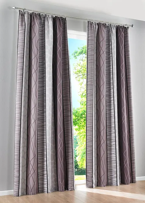 Mörkläggande gardinlängd, normal och extra bred (1-pack), bonprix