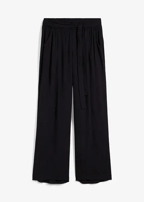 Palazzobyxa av mjuk viskos, bonprix