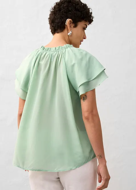 Tunika med silke, bonprix