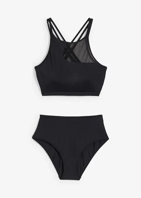 Bikini med BH-topp (2 delar) med återvunnen polyamid, bonprix