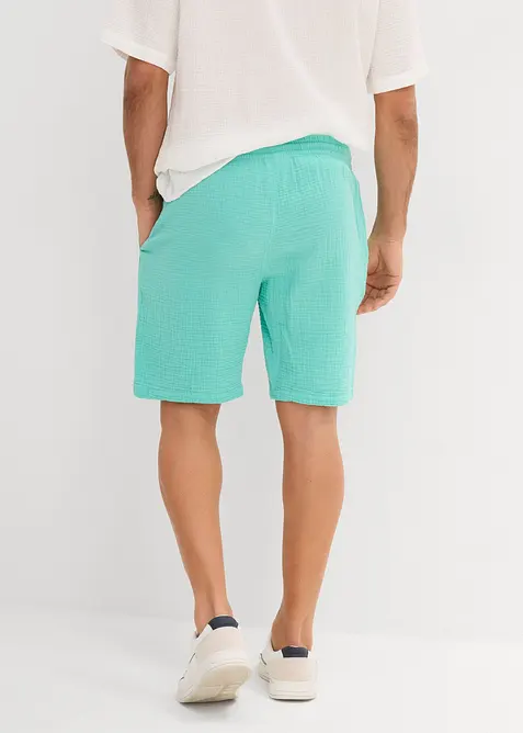 Muslinshorts i bomull, Regular Fit, bonprix