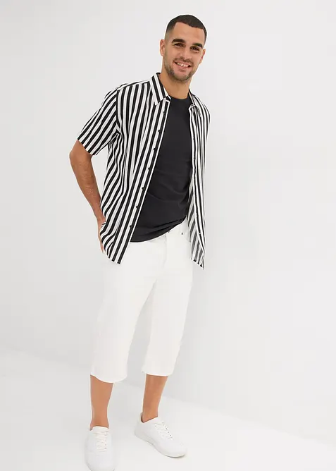 Long Stretch Jeans Bermudas, Regular Fit, bonprix