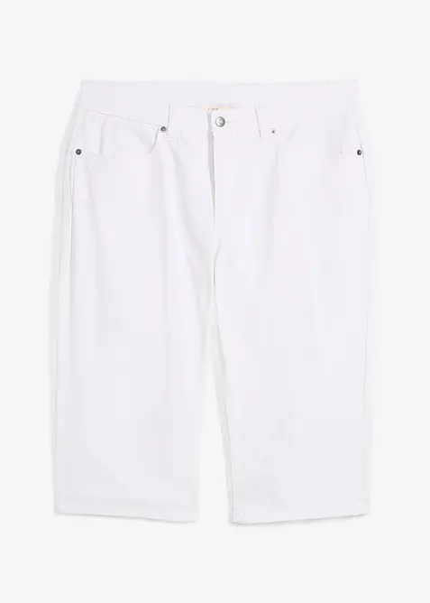 Long Stretch Jeans Bermudas, Regular Fit, bonprix