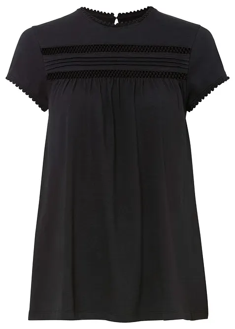 Bomullstopp med spets, bonprix