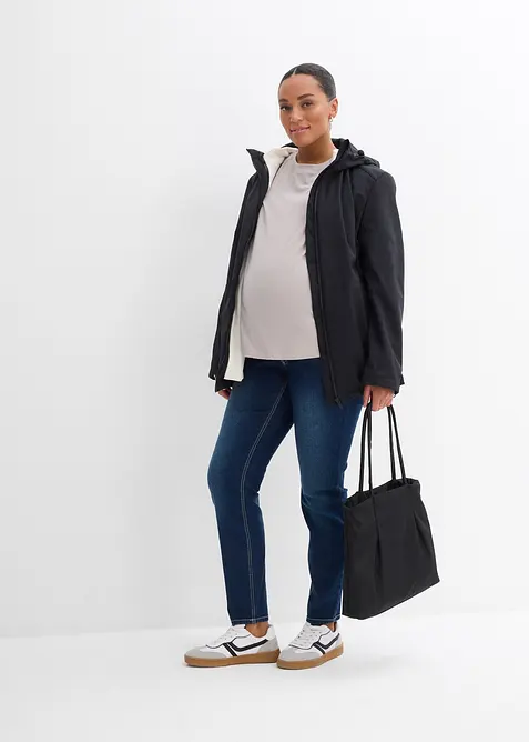 Mammajacka 2 i 1 med funktionsjacka och urtagbar fleecejacka, bonprix