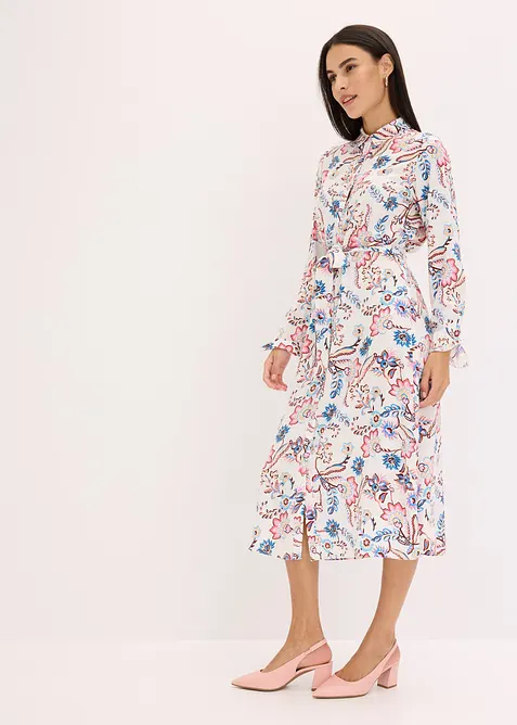 M&ouml;nstrad bluskl&auml;nning av viskos med mjukt fall, bonprix