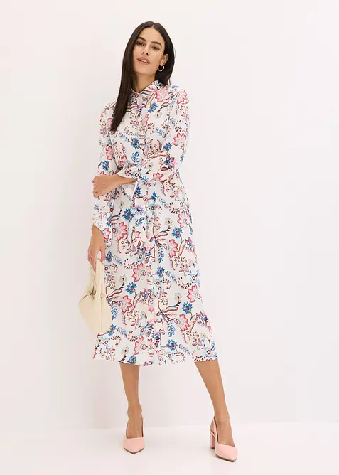 M&ouml;nstrad bluskl&auml;nning av viskos med mjukt fall, bonprix