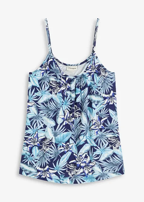 Trik&aring;linne i mjuk viskosmix, bonprix