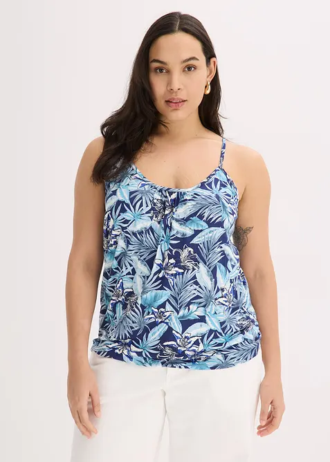 Trik&aring;linne i mjuk viskosmix, bonprix