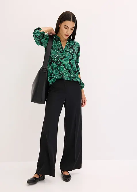 Blustunika i böljande viskos, bonprix