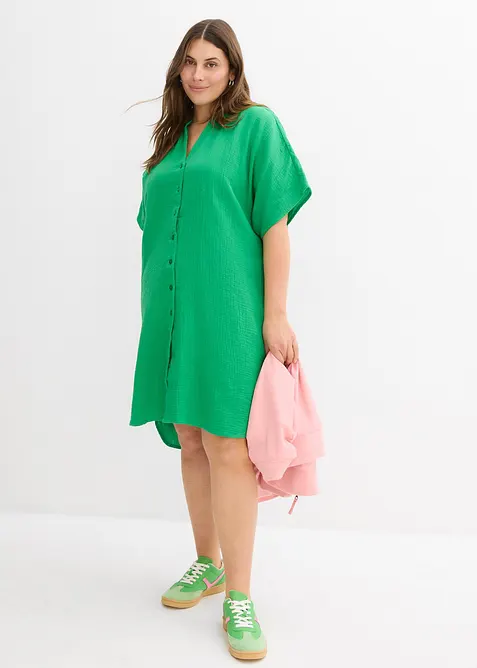 Skjorkl&auml;nning av ren bomull, bonprix