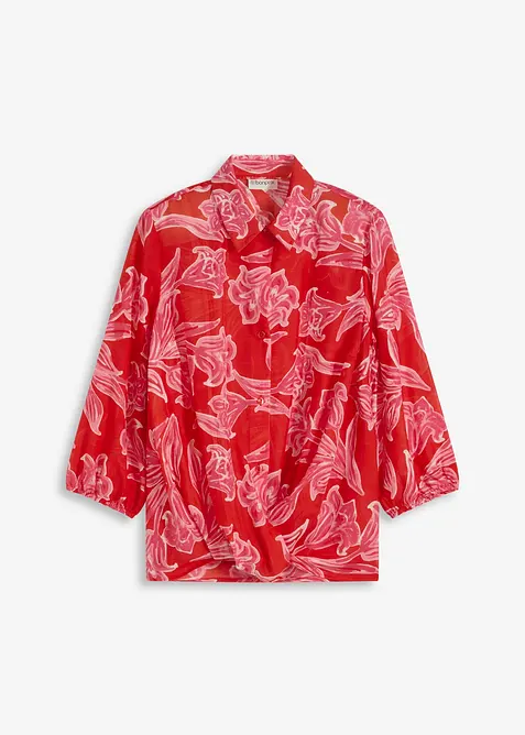 Mönstrad blus, bonprix