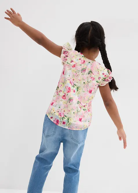 Blustunika med rysch för barn, bonprix