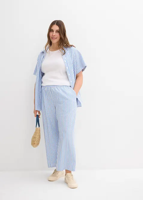 Palazzobyxa i 7/8-längd, av bäckebölja, bonprix