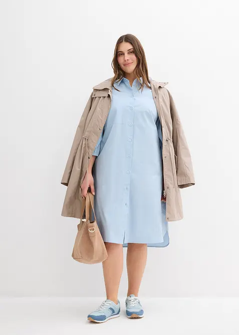 Blusklänning av luftig bomull, bonprix