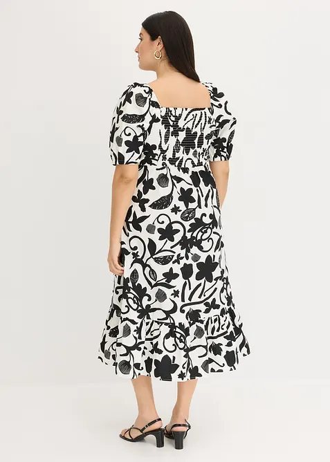 Mellanl&aring;ng kl&auml;nning i ekologisk bomull, bonprix